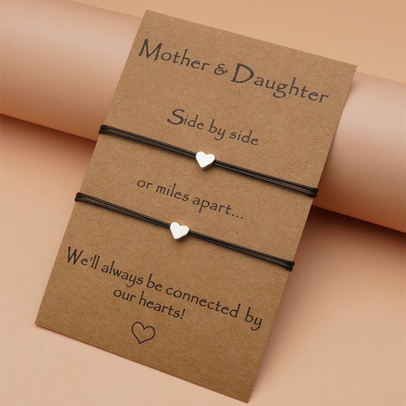 Heart-Shaped Adjustable Mother’s Day Bracelet - Trendy Radar