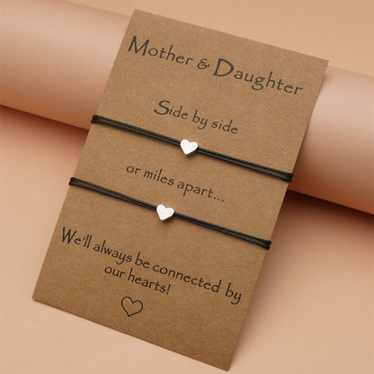 Heart-Shaped Adjustable Mother’s Day Bracelet - Trendy Radar