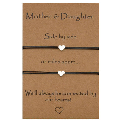 Heart-Shaped Adjustable Mother’s Day Bracelet - Trendy Radar