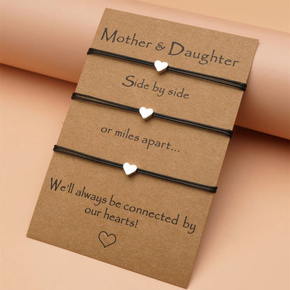 Heart-Shaped Adjustable Mother’s Day Bracelet - Trendy Radar