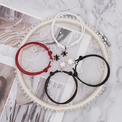 Hexagon Star Couple Bracelet - Trendy Radar
