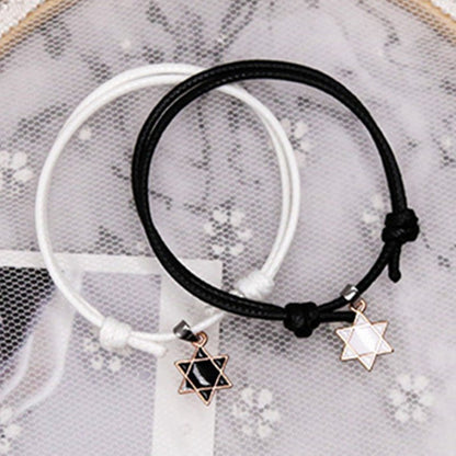 Hexagon Star Couple Bracelet - Trendy Radar