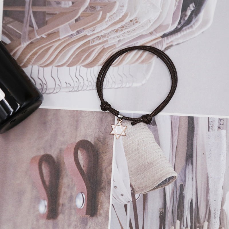 Hexagon Star Couple Bracelet - Trendy Radar