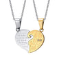 His & Hers Matching Heart Necklace Set – 2pcs - Trendy Radar