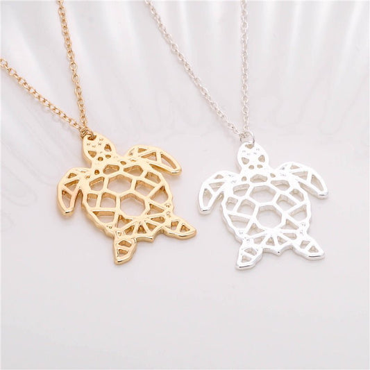 Hollow Turtle Pendant Necklace - Trendy Radar