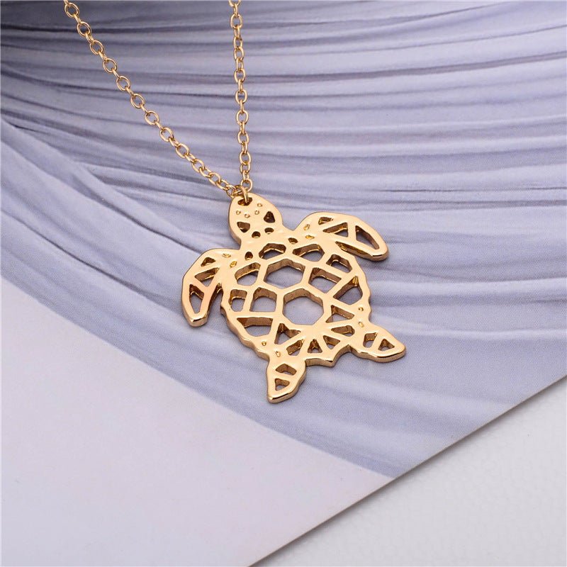 Hollow Turtle Pendant Necklace - Trendy Radar