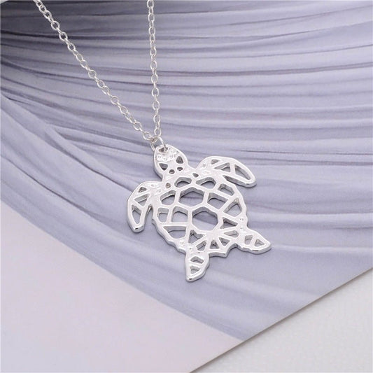 Hollow Turtle Pendant Necklace - Trendy Radar