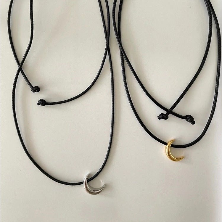 Ins Style Simple Moon Necklace - Trendy Radar