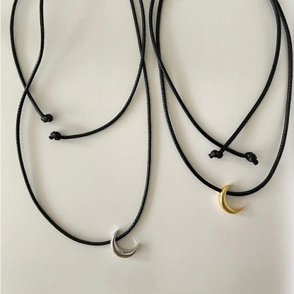 Ins Style Simple Moon Necklace - Trendy Radar