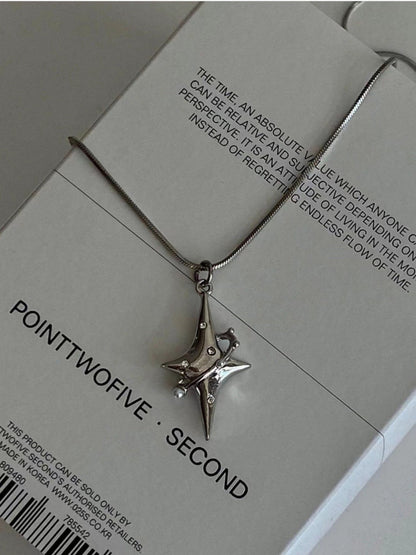 Ins Titanium Steel Star Chain Necklace - Trendy Radar