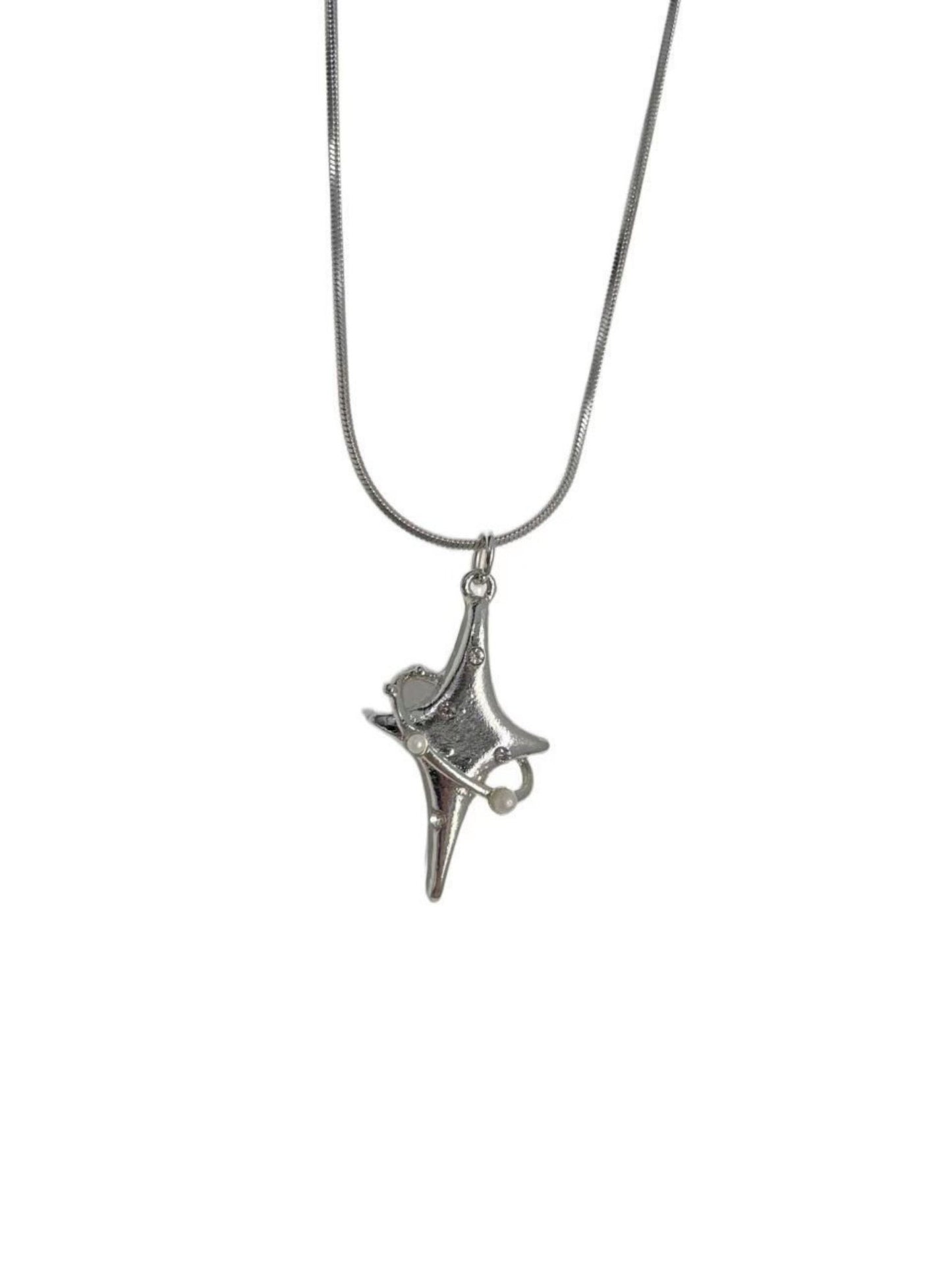 Ins Titanium Steel Star Chain Necklace - Trendy Radar