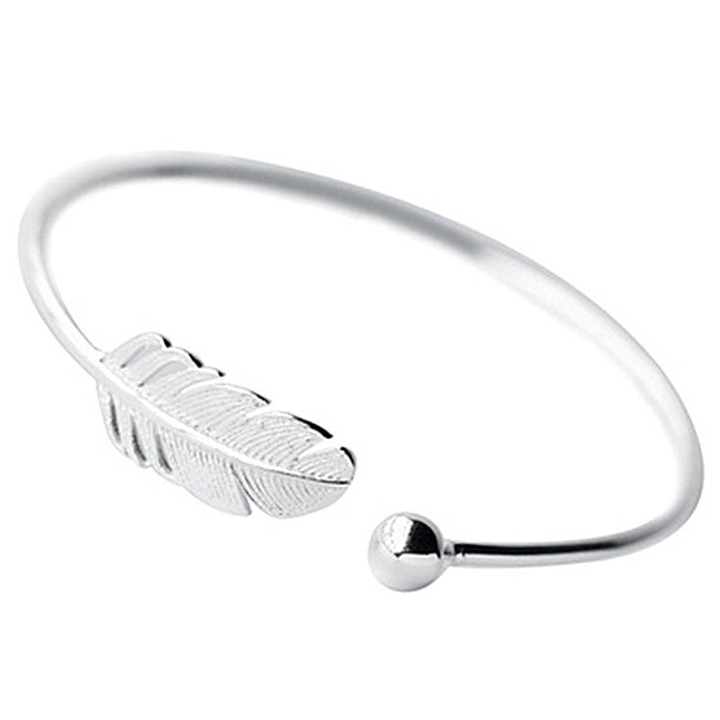 Leaf - Shaped Couple Bracelet - Trendy Radar