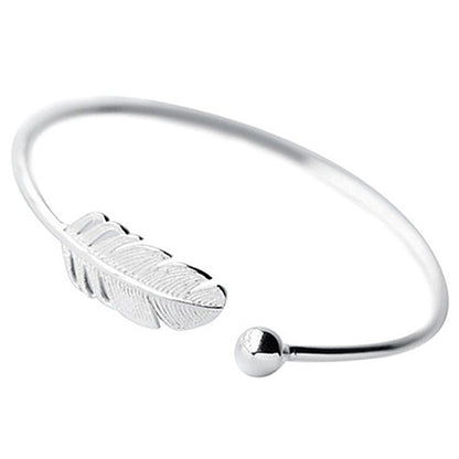 Leaf - Shaped Couple Bracelet - Trendy Radar