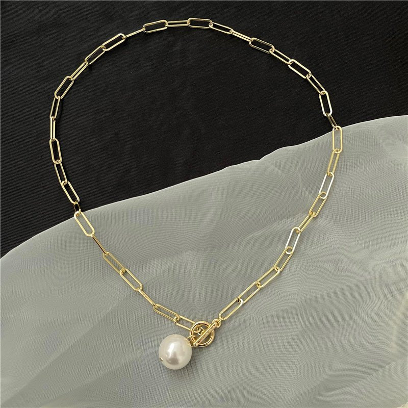 Light Luxury Baroque Pearl Necklace - Trendy Radar