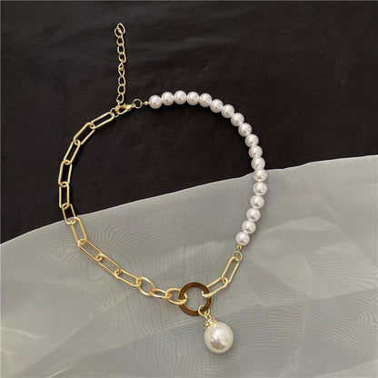 Light Luxury Baroque Pearl Necklace - Trendy Radar