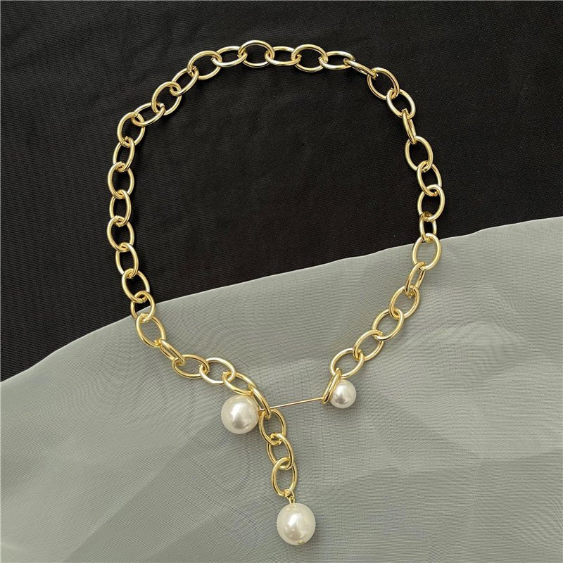 Light Luxury Baroque Pearl Necklace - Trendy Radar