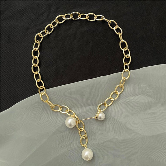 Light Luxury Baroque Pearl Necklace - Trendy Radar