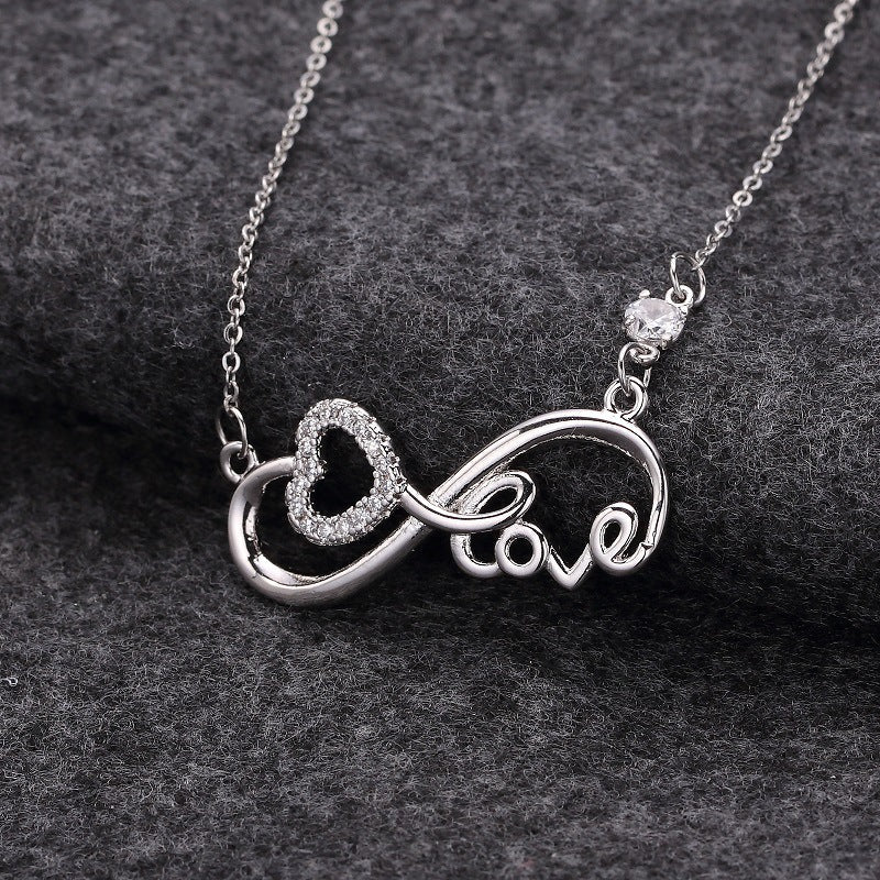LOVE Infinity Necklace - Trendy Radar