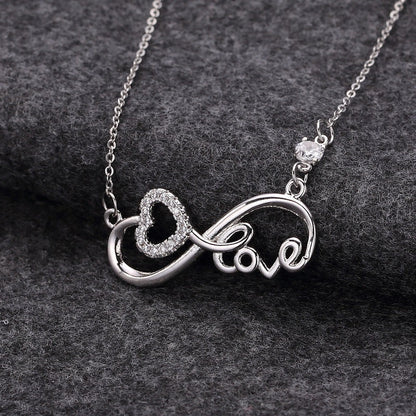 LOVE Infinity Necklace - Trendy Radar