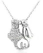 Lovers Cats Pendant Necklace - Trendy Radar