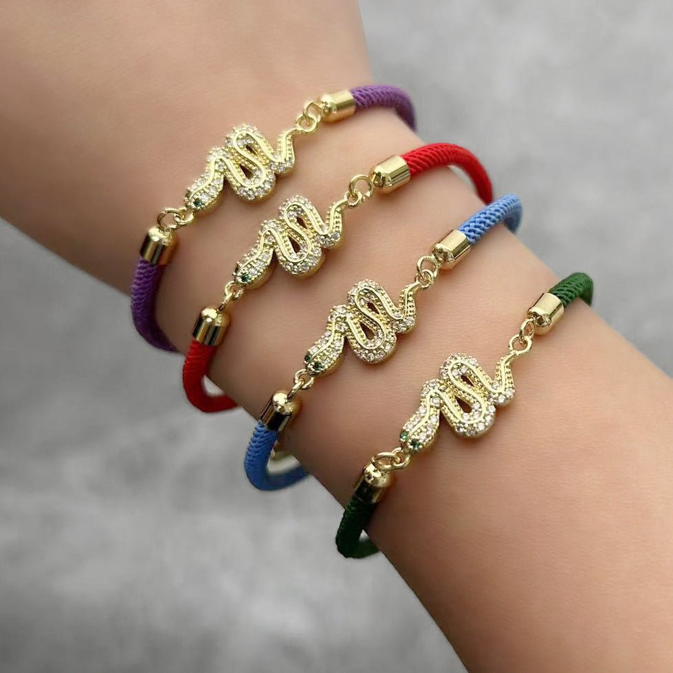 Luxury Snake Rope Bracelet - Trendy Radar