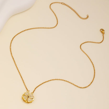 Magnetic Folding 4-in-1 Four-Leaf Clover Necklace - Trendy Radar