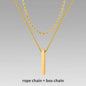 Men’s Layer Pillar Chain Necklace - Trendy Radar