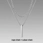 Men’s Layer Pillar Chain Necklace - Trendy Radar