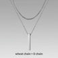 Men’s Layer Pillar Chain Necklace - Trendy Radar