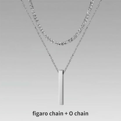 Men’s Layer Pillar Chain Necklace - Trendy Radar