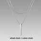 Men’s Layer Pillar Chain Necklace - Trendy Radar