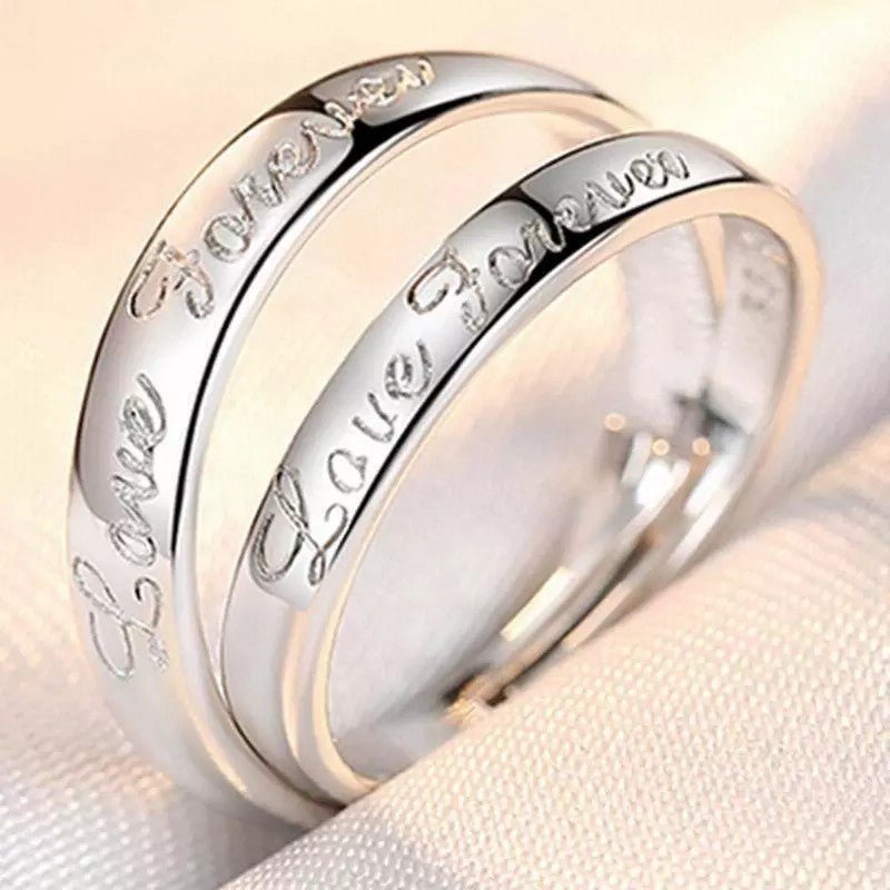 Minimalist Couple Zircon Diamond Crown Ring - Trendy Radar