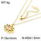 Minimalist Stainless Steel Zircon Lotus Jewellery Set - Trendy Radar