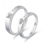 Moissanite Engagement Couple Rings - Trendy Radar