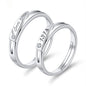 Moissanite Engagement Couple Rings - Trendy Radar