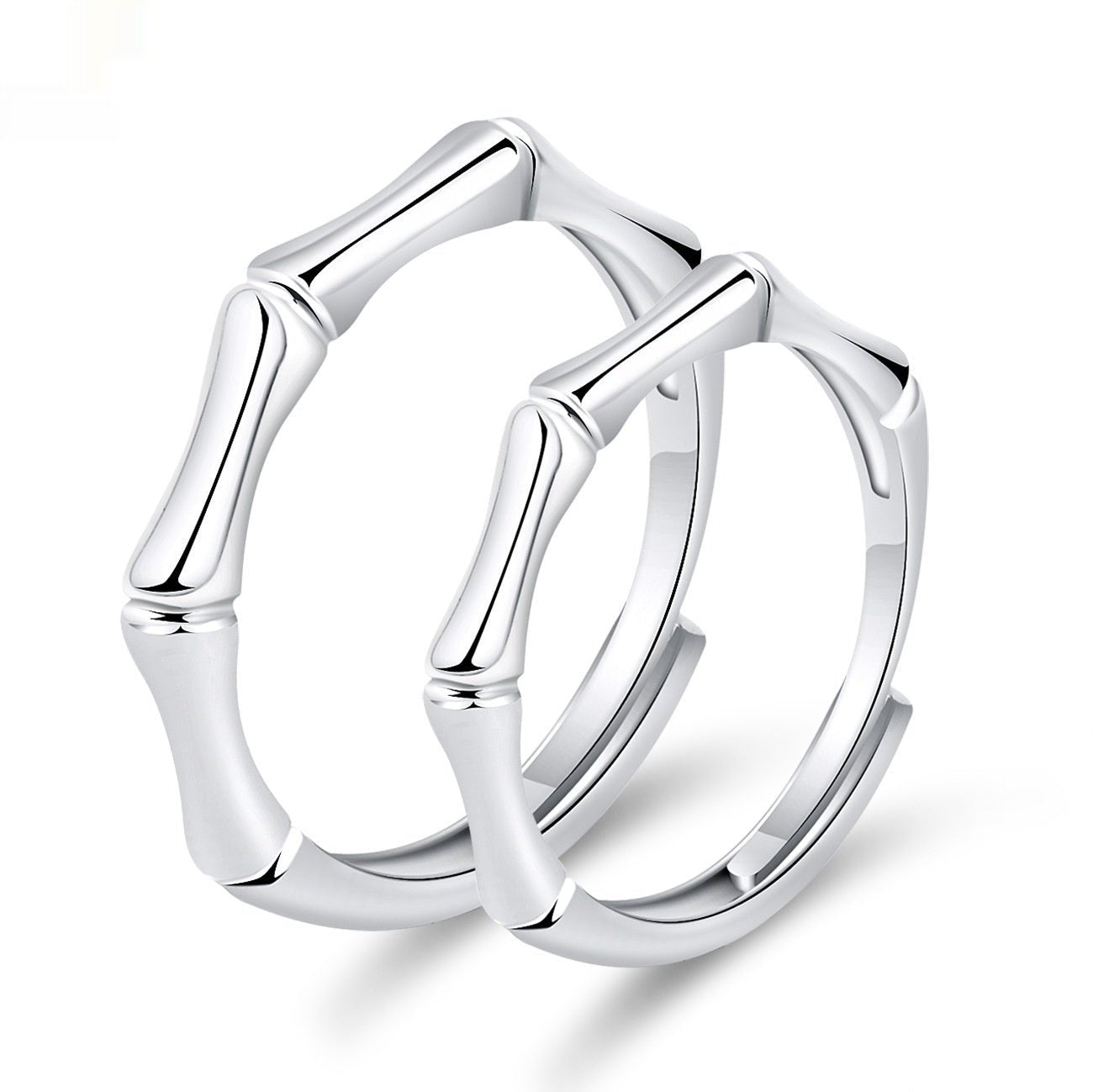 Moissanite Engagement Couple Rings - Trendy Radar