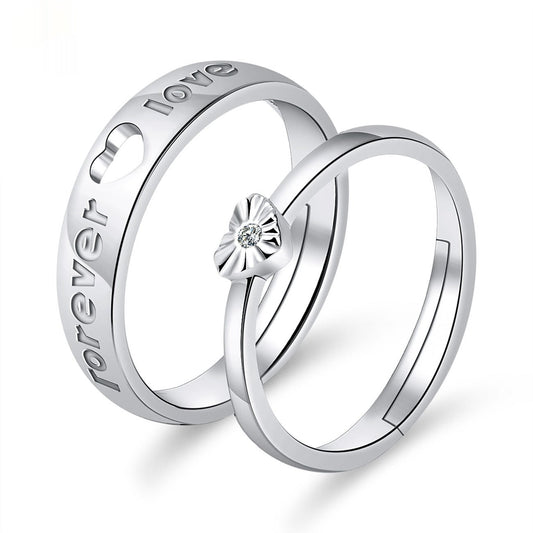 Moissanite Engagement Couple Rings - Trendy Radar