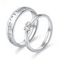 Moissanite Engagement Couple Rings - Trendy Radar