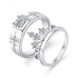Moissanite Engagement Couple Rings - Trendy Radar
