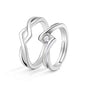 Moissanite Engagement Couple Rings - Trendy Radar