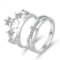 Moissanite Engagement Couple Rings - Trendy Radar