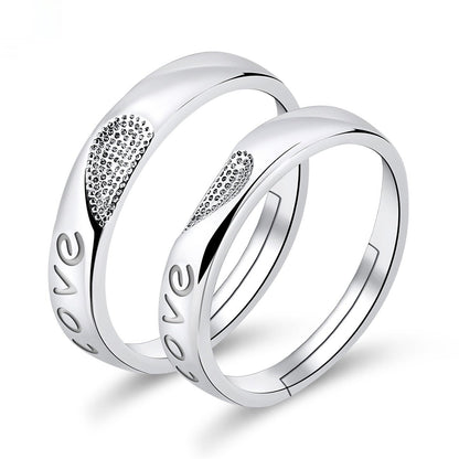 Moissanite Engagement Couple Rings - Trendy Radar