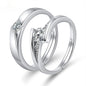 Moissanite Engagement Couple Rings - Trendy Radar