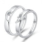 Moissanite Engagement Couple Rings - Trendy Radar