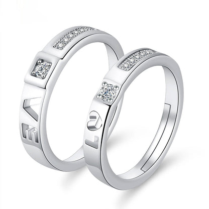 Moissanite Engagement Couple Rings - Trendy Radar