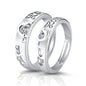 Moissanite Engagement Couple Rings - Trendy Radar