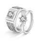 Moissanite Engagement Couple Rings - Trendy Radar