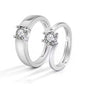 Moissanite Engagement Couple Rings - Trendy Radar