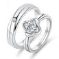 Moissanite Engagement Couple Rings - Trendy Radar