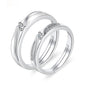 Moissanite Engagement Couple Rings - Trendy Radar